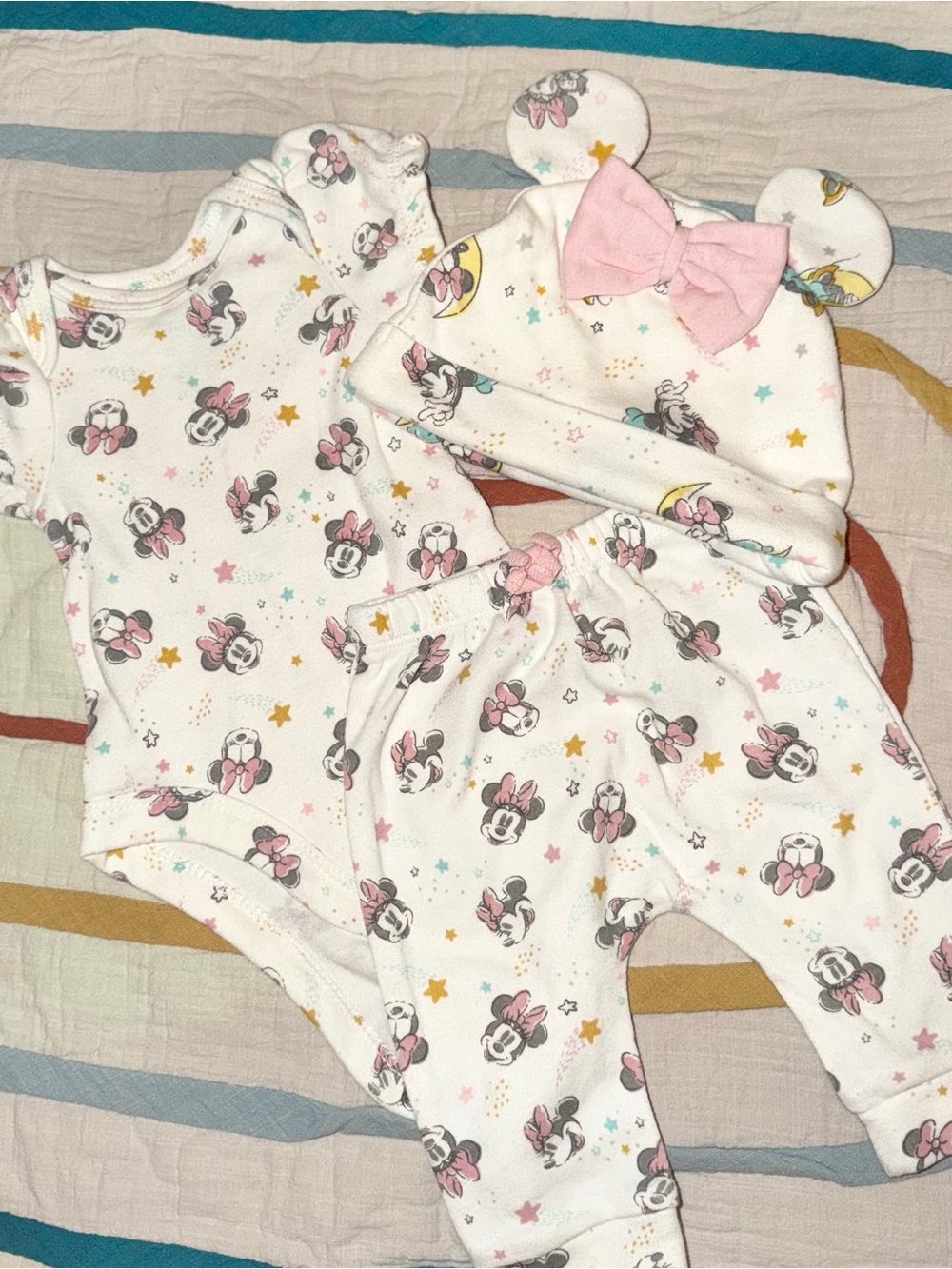 Disney Baby Newborn Minnie 3 Piece Set